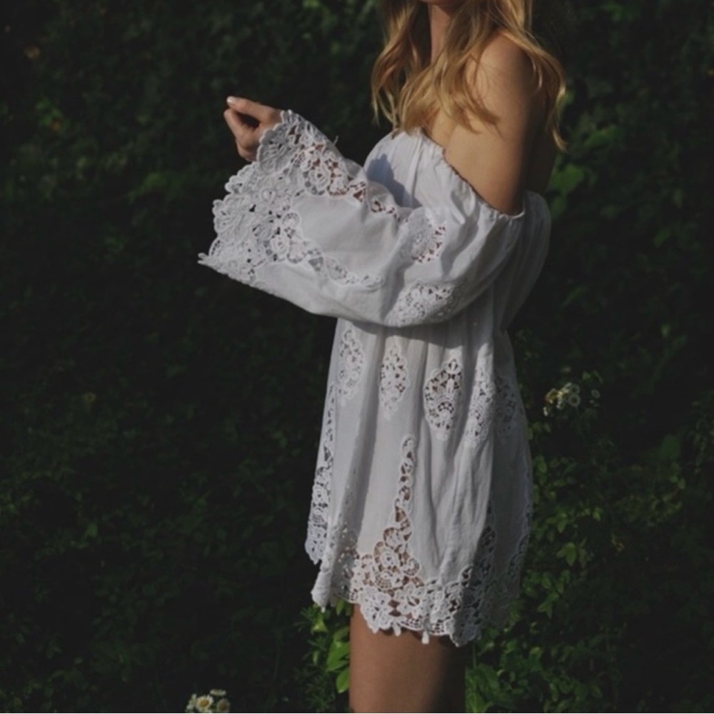 Stone Cold Fox white eyelet Marrakech dress size 1 or xs